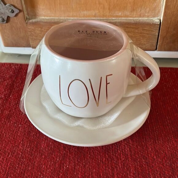 NWT Rae Dunn cup/saucer - Picture 1 of 2